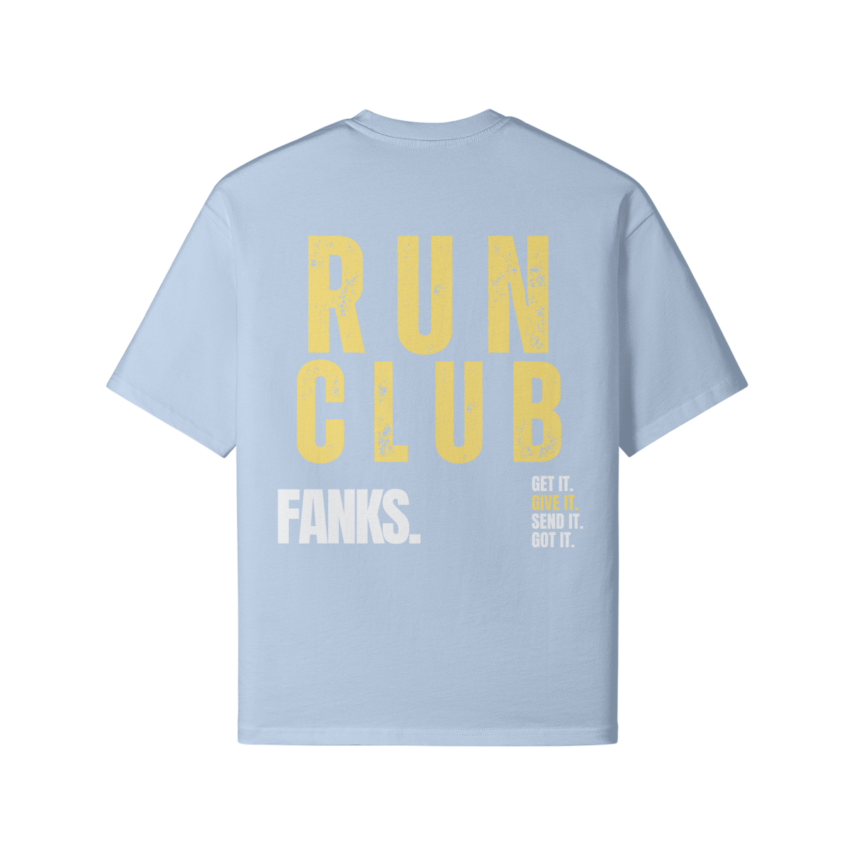 RUN CLUB Oversize Tee.