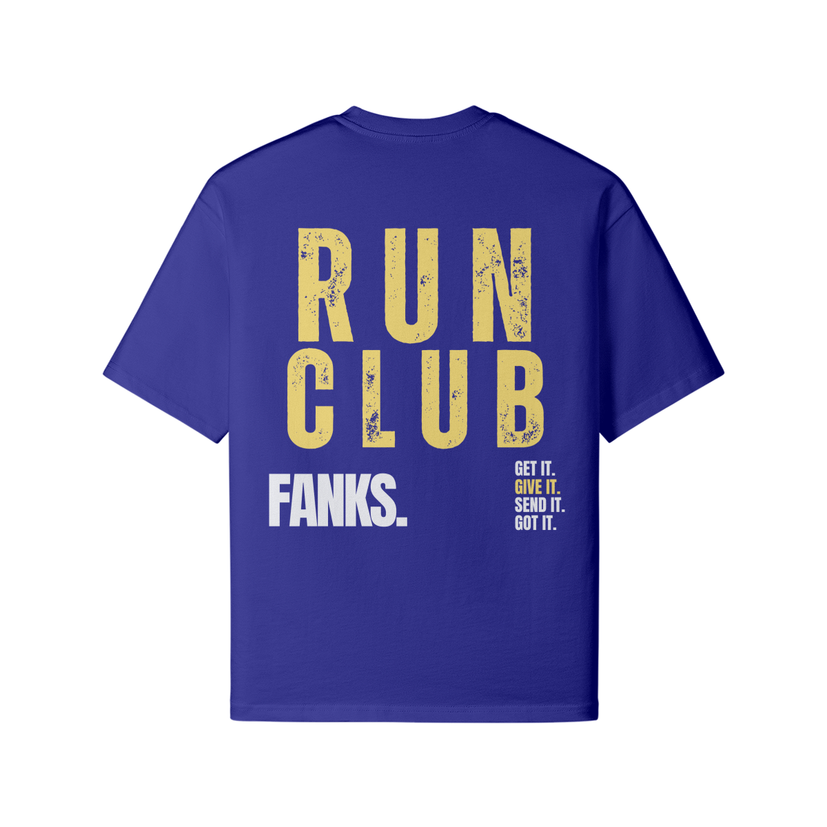 RUN CLUB Oversize Tee.