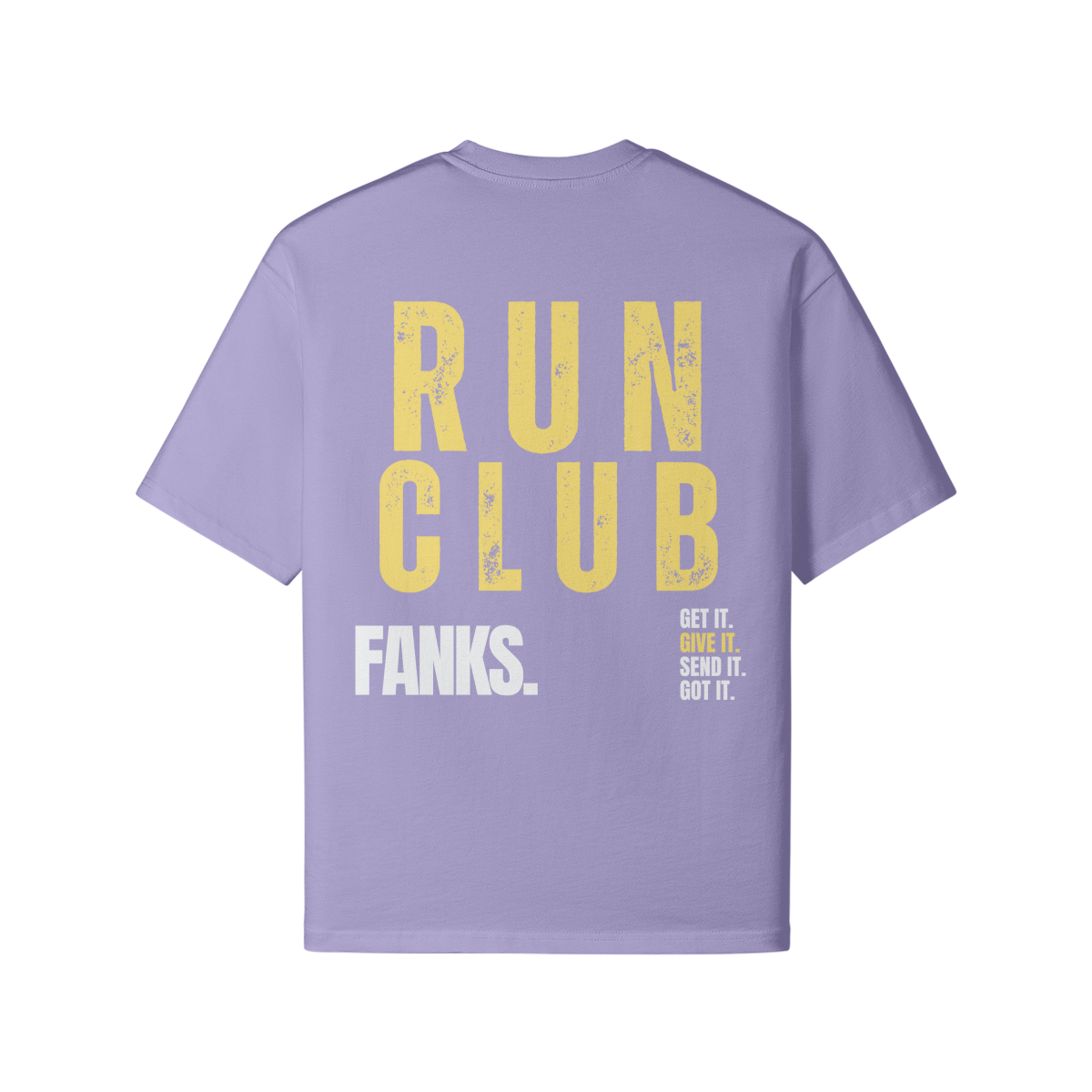 RUN CLUB Oversize Tee.