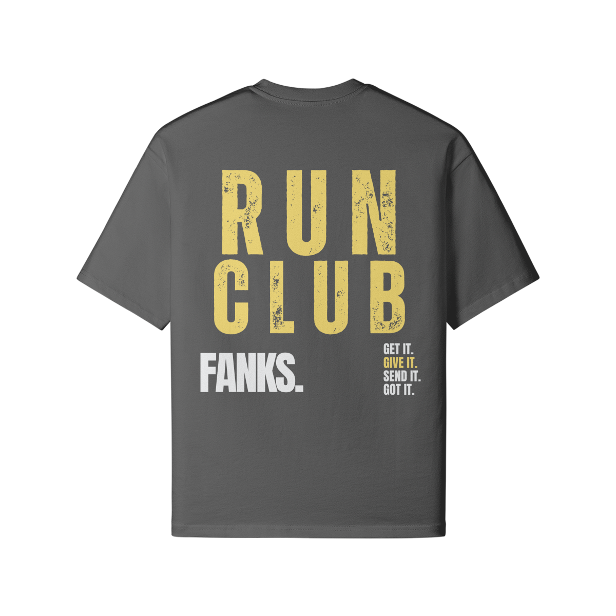 RUN CLUB Oversize Tee.